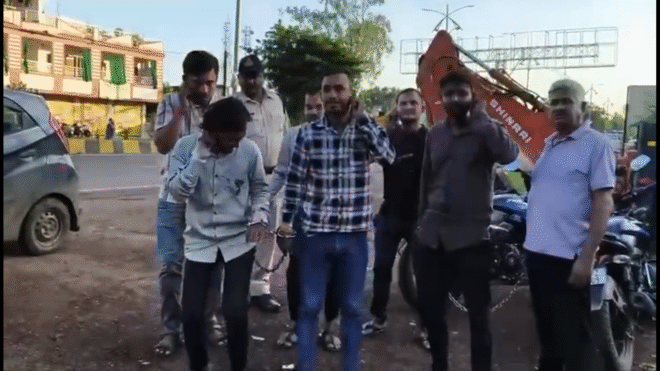 झिंझरी पुलिस ने हीरा ढाबा मे आर्मी के जवान के साथ मारपीट करने वाले आरोपीयो को किया गिरफ्तार