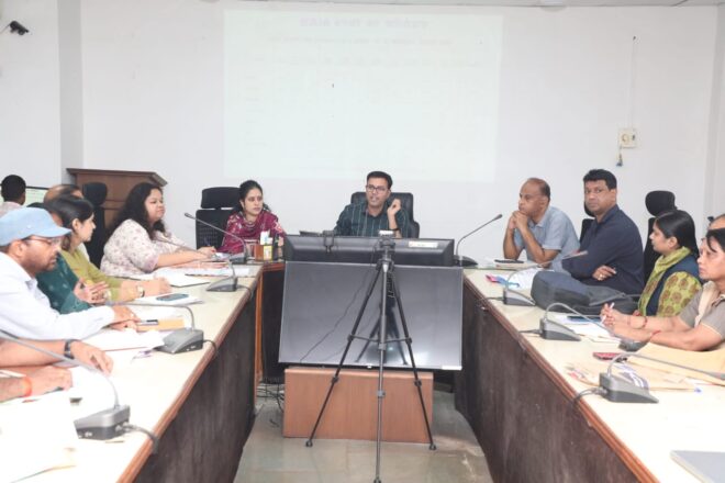 मातृ एवं शिशु मृत्‍यु दर में कमी लाने स्‍वास्‍थ्‍य और महिला एवं बाल विकास विभाग में बेहतर समन्‍वय जरूरी- कलेक्‍टर