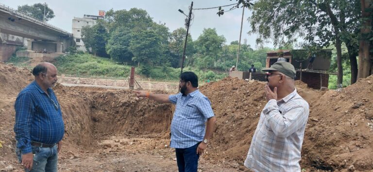 जवारा विसर्जन जुलूस मार्ग एवं घाटों की आवश्यक व्यवस्थाएं पूर्णता की ओर