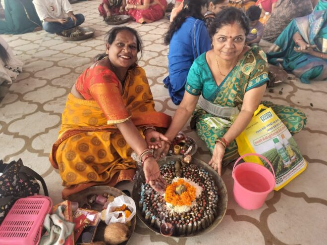 दद्दा धाम में भव्य शोभायात्रा का आयोजन |