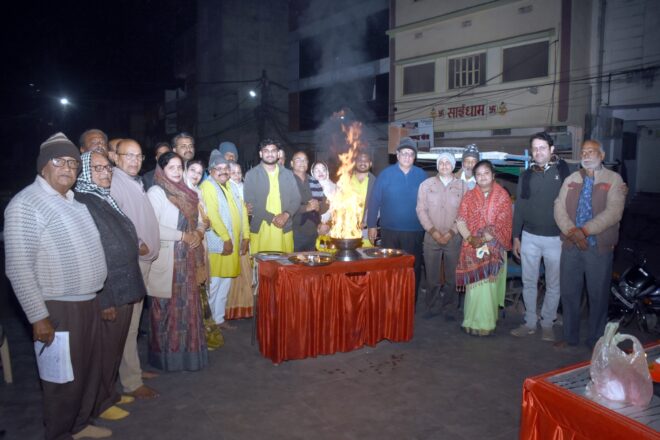 महाराजा अग्रसेन जी की  25 वीं मासिक महा आरती संपन्न